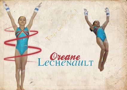 Oréane Léchenault, une gymnaste qui a un véritable talent