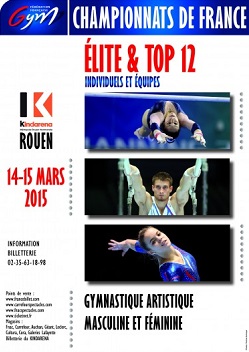 Les meilleures équipes sont à Rouen du 14 au 15 mars 2015.